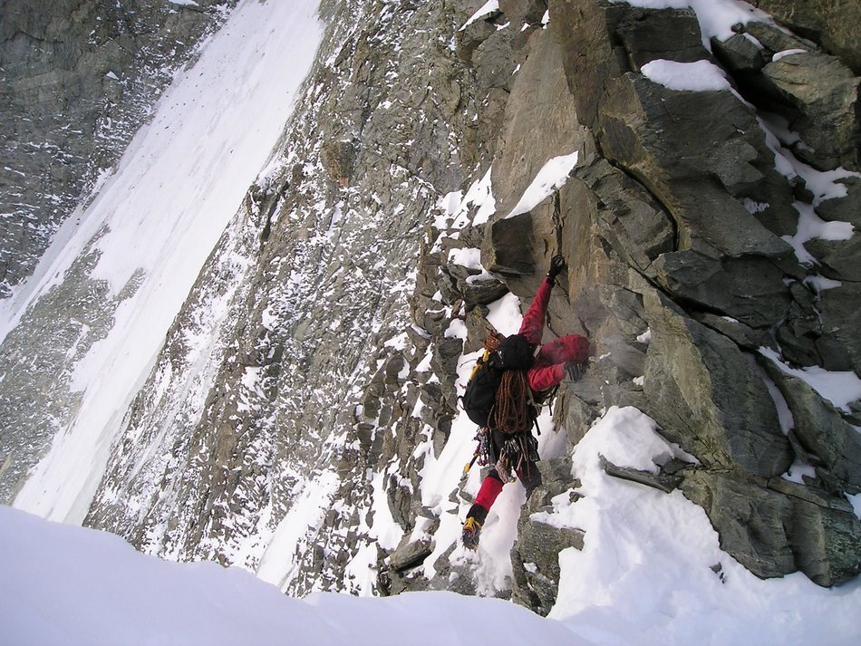 mountain climbing on the Matterhorn