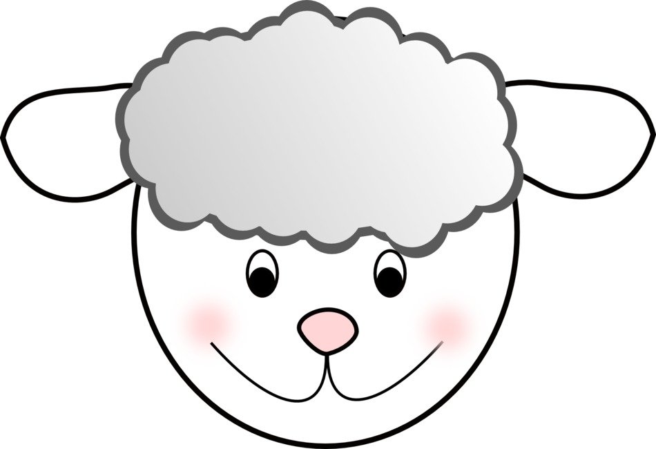 İllustration of Cute sheep