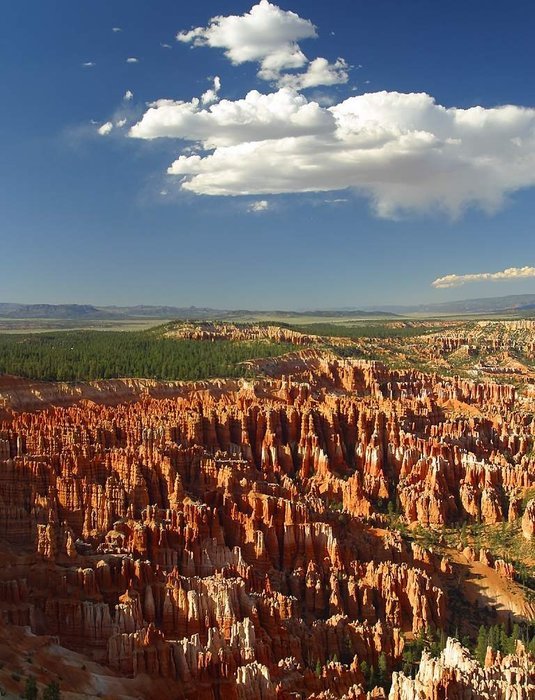 amphitheater on rocky peaks