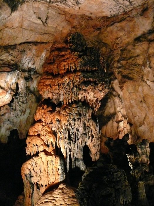 natural cave aggtelek inside view