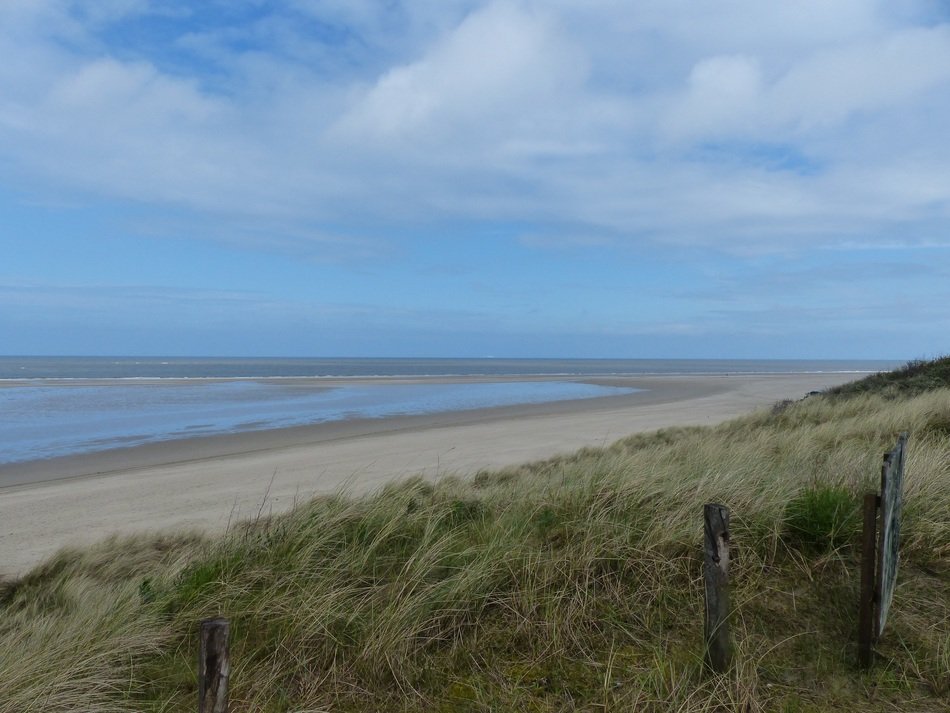 beach landscape in east frisia