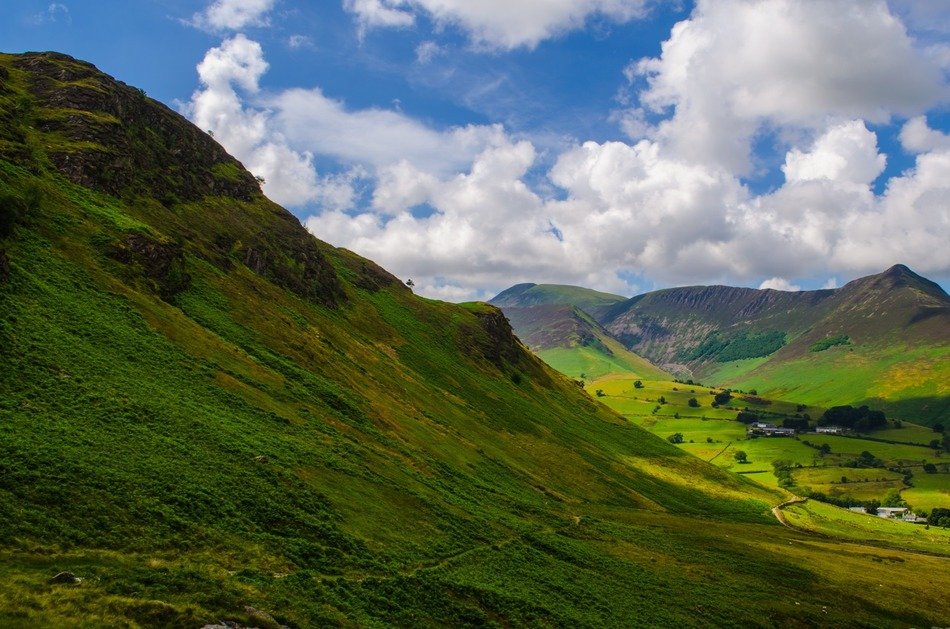 summer landscape in England