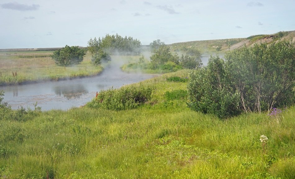 geothermal spring in iceland