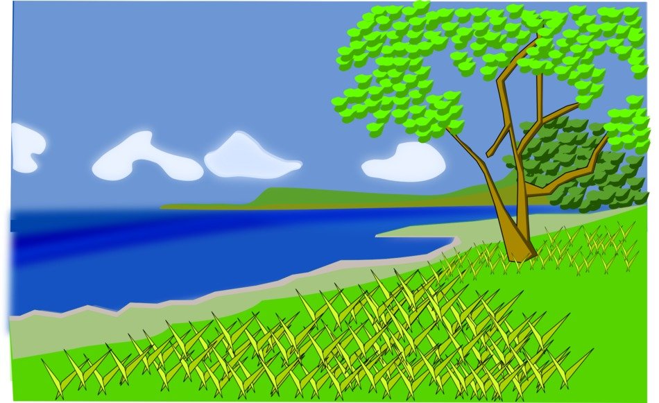 drawing of coastline