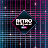 Retro patterns and background design templates bright colorful N2