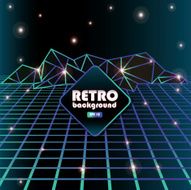 Retro patterns and background design templates bright colorful N3