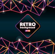 Retro patterns and background design templates bright colorful N5