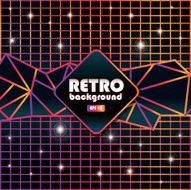 Retro patterns and background design templates bright colorful N6