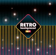 Retro patterns and background design templates bright colorful N9
