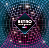 Retro patterns and background design templates bright colorful N11