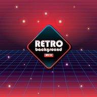 Retro patterns and background design templates bright colorful N16