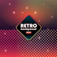 Retro patterns and background design templates bright colorful N17