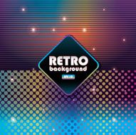 Retro patterns and background design templates bright colorful N19