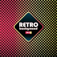Retro patterns and background design templates bright colorful N22