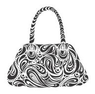 abstract woman&#039;s handbag