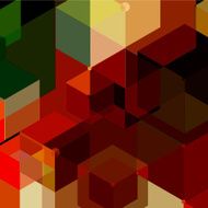 colorful hexagon geometry pattern background