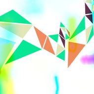 color geometry background N2