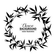 Bamboo decorative frame