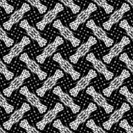 Black and white wallpaper pattern N7