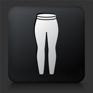 Black Square Button with Pants Icon N2