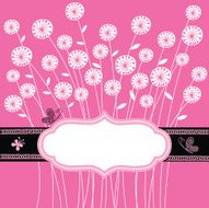 vector floral frame N3
