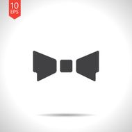 Vector bow-tie icon Eps10
