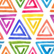 Abstract seamless watercolor pattern