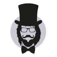 Fashion silhouette hipster style vector illustration N4