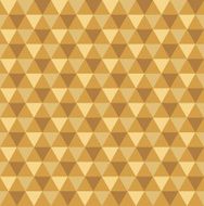 Seamless golden triangle pattern background