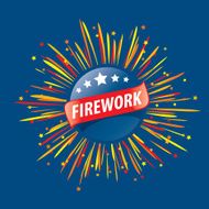 vector icon for fireworks