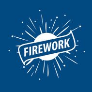 vector icon for fireworks N4