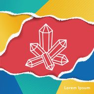 crystal line icon