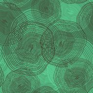 Concentric circles shapes vector seamless pattern abstract background