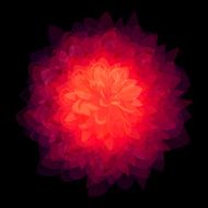 Abstract stylish flower background