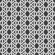 Seamless pattern of braided strips