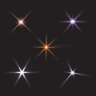 lens flares star lights N3