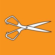 icon scissors vector design illustration