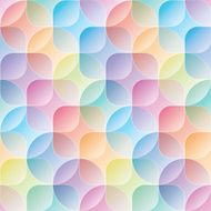 Overlap and transparent circles squares Colorful seamless b