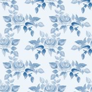 Background with beautiful roses Seamless pattern 63 in vector