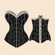 Corset vector illustration