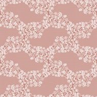 Lace seamless pattern with flowers N3