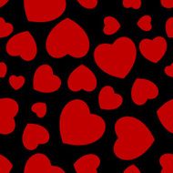 seamless red hearts