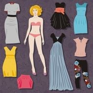 Paper doll N8