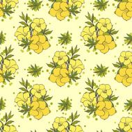 Seamless Floral Pattern N456