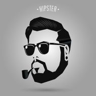 hipster men pipe