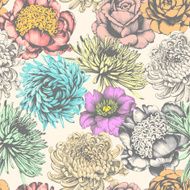 Seamless Pattern Flowers