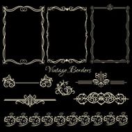 Set of Decorative Vintage frames