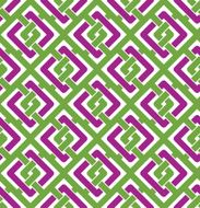 Colorful geometric seamless pattern symmetric endless vector