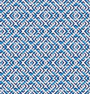 Blue abstract seamless pattern with interweave lines Vector