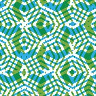 Geometric symmetric lined seamless pattern colorful vector